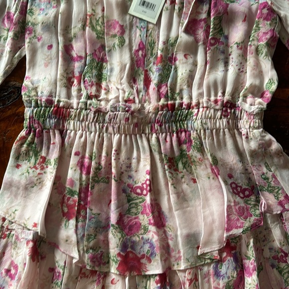 NWT Love Shack Fancy Popover Shimmering Springs Dress M - Picture 5 of 11